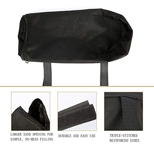 Tearcam Weight Bags, Canopy Weights Sand Bags Leg Weights for Pop up Canopy Tent Sand Bags for Instant Outdoor Sun Shelter Canopy Legs, Set of 4