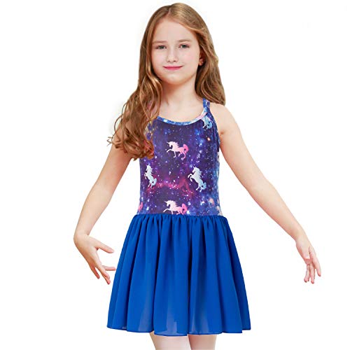 image for PASHOP Leotards for Girls Gymnastics Kids Girl Double Strap Camisole S