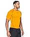 Under Armour UA HeatGear Armour Compression Shirt LG Steeltown Gold