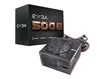 EVGA 500 B1, 80+ BRONZE 500W Power Supply, 3 Year Warranty, Includes FREE Power On Self Tester (100-B1-0500-KR)