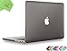UESWILL Smooth Matte Hard Case Cover for (Mid 2012-Mid 2015) MacBook Pro 15 inch with Retina Display (No Touch Bar, No CD-ROM) (Model: A1398), Gray primary