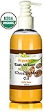 Organic Shea Butter Oil 100% Pure - Rare Nilotica East African Shea - Natural Shea Butter Lotion Luxurious Hydrating Healing Highest Quality Shea Butter for Hair, Face, Body By Slice of Nature - USDA NOP Ecocert Certified 8 oz