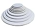 pizety 6-Inch Cake Circle, cake circles 6 inch,Cake Boards, White Round Cake Circle base round cake boards 6 inch cake cardboard round (25-Pack)