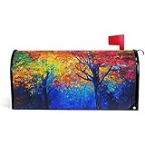 ALAZA Autumn Fall Trees Mailbox Cover Standard Size-18