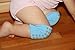 KneeBees Soft Knee Pads W/Rubber Traction for Babies Toddlers(Blue)
