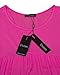 KILIG Women Summer Casual Dress Loose Pleated Sleeveless Swing Beach Sundress Cover up with Pockets Rose