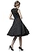 YACUN Women's Vintage Floral 1920s Rockabilly Swing Cocktail Party Dress
