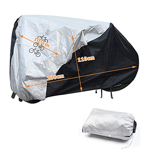 image for Poualss Bicycle Cover for 3 Bikes Waterproof Protector Dustproof and S