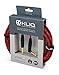 KLIQ Guitar Instrument Cable, 20 Ft - Custom Series with Premium Rean-Neutrik 1/4