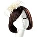 Acecharming Fascinators Hat Flower Sinamay Feather Headband Cocktail Tea Party Headwear Hat Girls and Women