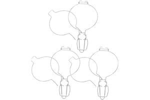 MUCKLILY 3pcs Mason Jar Wire Clamp 93mm Silver Stainless Steel Sealing Buckle for Glass Storage Containers Canning Jar Fasten