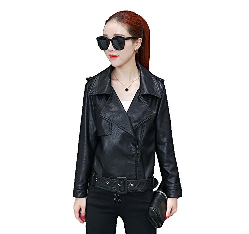 Amazon ノーブランド品 ライダース ジャケット レディース ピンク