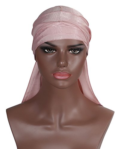 Silk Durag Doo Du Rag â€“ Pink Colored Mane Satin Du-rag Cap Hat Men Smooth and Thick Cold Label Boo Boo Waves Deluxe Dorag Cap Silky