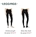 Yogipace Tall Women's Long Inseam High Waisted Barre Leggings Extra Long Yoga Leggings Workout Active Pants Black Size M