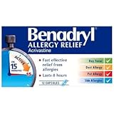 Benadryl Allergy Relief Capsules - Fast-Acting Antihistamine Capsules ...