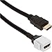 Buyer's Point HDMI Keystone Cable, 6ft (1.8m) 28 AWG, with Ethernet Female-Male (1, Straight)