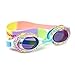 Bling 2O Girls' Rainbow Cake Kids Swimming Goggles (Ages 3+ up) - UV Protection, Latex-Free, 100% Silicone Material - Includes Anti-Fog & Adjustable Nose Piece