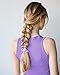 Kitsch 5 Piece Premium Knotted Holiday Gift Hair Ties Set | Fashion Ponytail Holders for Women | Hair Ties for Women | Bow Hair Ties (Blush/Mauve)