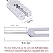 QIYUN Tuning Fork, Angel Tuning Forks - 4096 Hz 4160 Hz 4225 Hz for Healing and Perfect Healing Musical Instrument, 3 Pcs