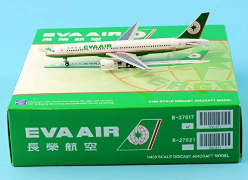 Amazon Com Jc Wings 1 400 Xx4417 57 0 Eva Air Plane Reg Oo Scw Diecast Aircraft Jet Model Toys Games
