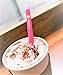 Koffie Straw PINK in both sizes (2 straws: 8