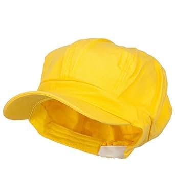Cotton Elastic Newsboy Cap-Yellow W15S55D at Amazon Men’s Clothing store: