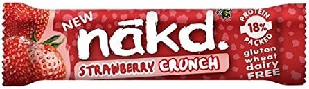 Nakd Bars Nakd Strawberry Crunch Raw Fruit, Nut & Oat 30G (24 Bars)