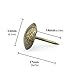 Yasorn 100pcs Antique Upholstery Nails Decorative Furniture Tacks Set Thumb Tack Push Pins DIY 1/2