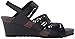 Aetrex Women's Lexi Laser Triple Strap Wedge Sandal