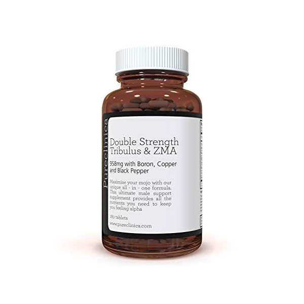 Double-Strength-Tribulus-and-ZMA-958mg--40-Saponins-with-Copper-Boron-Black-Pepper-x-180-Tablets-6-Months-Supply-SKU-TRIBZ3 Double Strength Tribulus and ZMA (909mg - 40% Saponins with Copper, Boron & Black Pepper) x 180 Tablets - 6 Months…