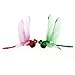 Docooler 5pcs 8cm 3D Artificial Dragonflies Luminous Fridge Magnet for Home Christmas Wedding Decoration, Colors Randomly Send