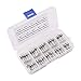 100pcs 5x20mm Glass Fuses Fast-blow 0.2A 0.5A 1A 2A 5A 8A 10A 15A 20A 30A for Car Motorbike Boat with Plastic Box , Quick Blow Tube Fuses