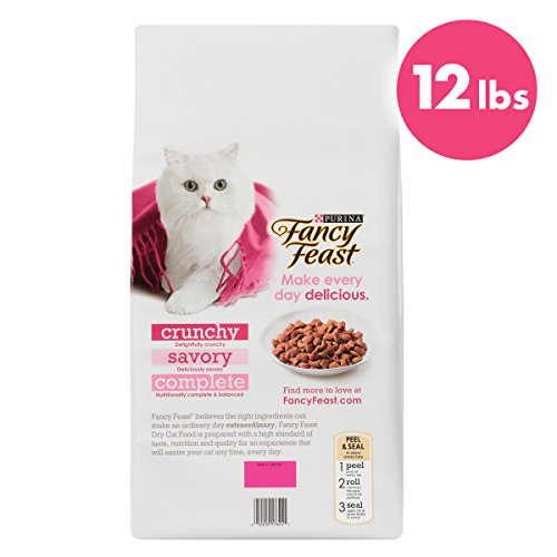 Fancy Feast Dry Cat Food Filet Mignon Flavor with Seafood and Shrimp 12 lb. Bag