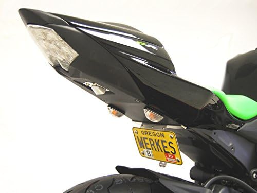 Competition Werkes Fender Eliminator Kit - Pivot License Plate Mount for 09-12 Kawasaki ZX6R