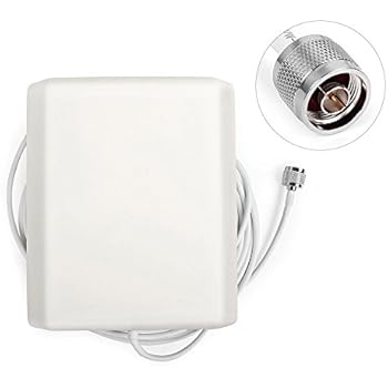 ORPEY Internal Wall Cell Phone N-male Directional Panel Antenna 5 Meter Cable for Signal Booster Amplifier Accessories