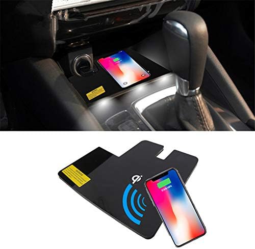 Car Fast Wireless Charger, 【For Mazda 6 ATENZA 2016 2017 2018】 Compatible With iPhone XR/XS/XS Max/X / 8, Galaxy S10 / Note 9 / S9 / S9 / S8 / Note 8, Suitable for all QI compatible devices