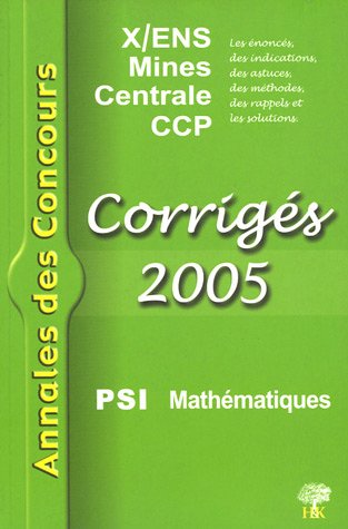 Mathématiques, PSI
