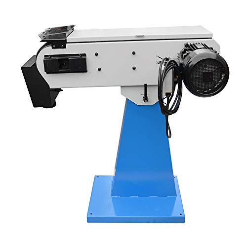 MH GLOBAL Industrial 4HP 8.5 Inch Surface Radius Belt Grinder Sander 220V 2000x220mm 3300RPM 3Phase