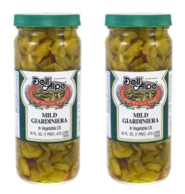 DellAlpe Mild Giardiniera 16 oz (Pack of 2)