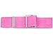 Prestige Medical Cotton Gait Belt with Metal Buckle, Hot Pink