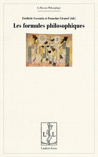 Les  formules philosophiques