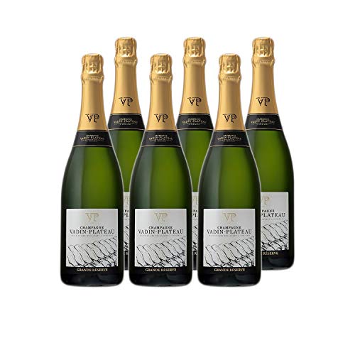 Champagne Grande réserve - Champagne Vadin Plateau - Rebsorte Chardonnay, Pinot Noir - 6x75cl
