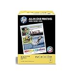 HP All-In-One Printing Paper with 97 Brightness, 22-lb., Letter, 750 Sheets per Pack - White