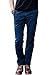INFLATION Men's Straight Leg Mid Rise Pants Cargo Work Pants Relaxed Fit for Mens US Size 30 Navy Blue