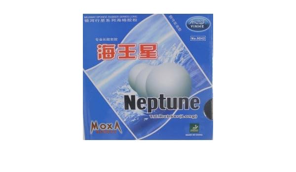 Amazon.com : YINHE Galaxy/Milkyway Neptune Long Pips Table Tennis Rubber, Color-Black, Thickness-0.7mm : Sports & Outdoors