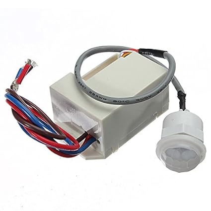 KUNSE 220V Mini Pir Sensor De Movimiento Detector De 12V DC Temporizador Relé Relay Caravana Automotriz