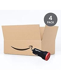 Cargador USB para vehículos  Basics para dispositivos Apple y Android, 2 Puertos, Negro   Rojo