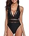 Tempt Me Women One Piece Plunge Monokini Sexy Hollow Out Swimsuits Bathing Suit