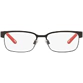 POLO RALPH LAUREN unisex-adult Pp8036 Rectangular Prescription Eyewear Frames