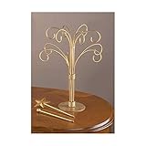 Gold Finish 12 Arm Ornament Tree (Removable Top)